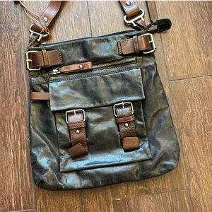 Tano Leather Crossbody Bag